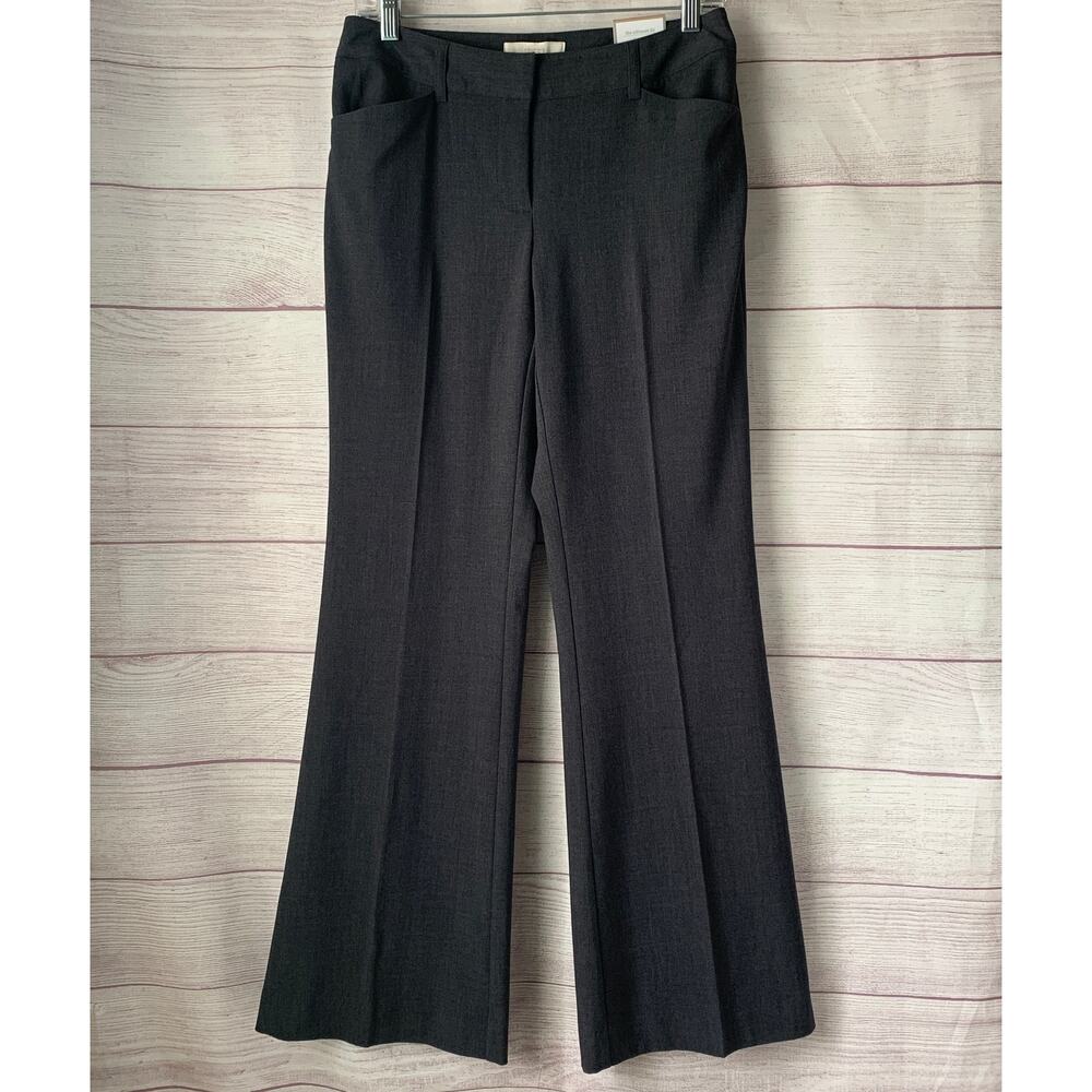Chico's Gray The Ultimate Fit Dress Pants Flare Leg Size 000 Regular